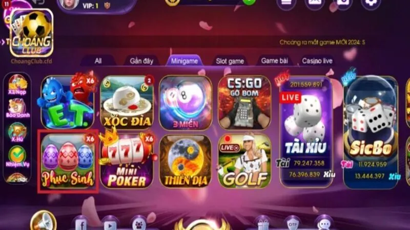 Mỗi ngày đều có bảng ghi danh quay thưởng thành tích tốt tại game Trứng Phục Sinh